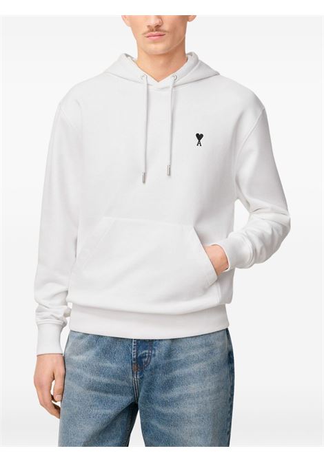 adc hoodie man white AMI PARIS | HSW764.730100